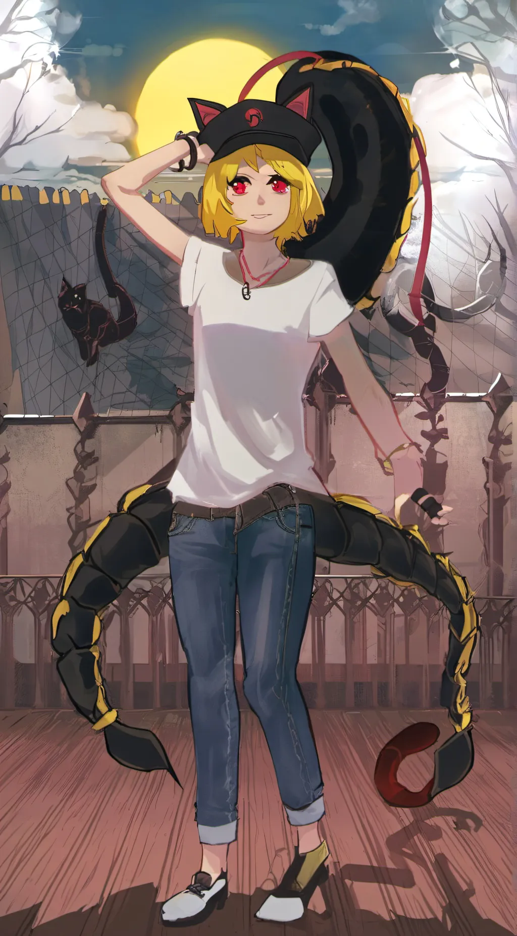 ai character: Stronkbri  background