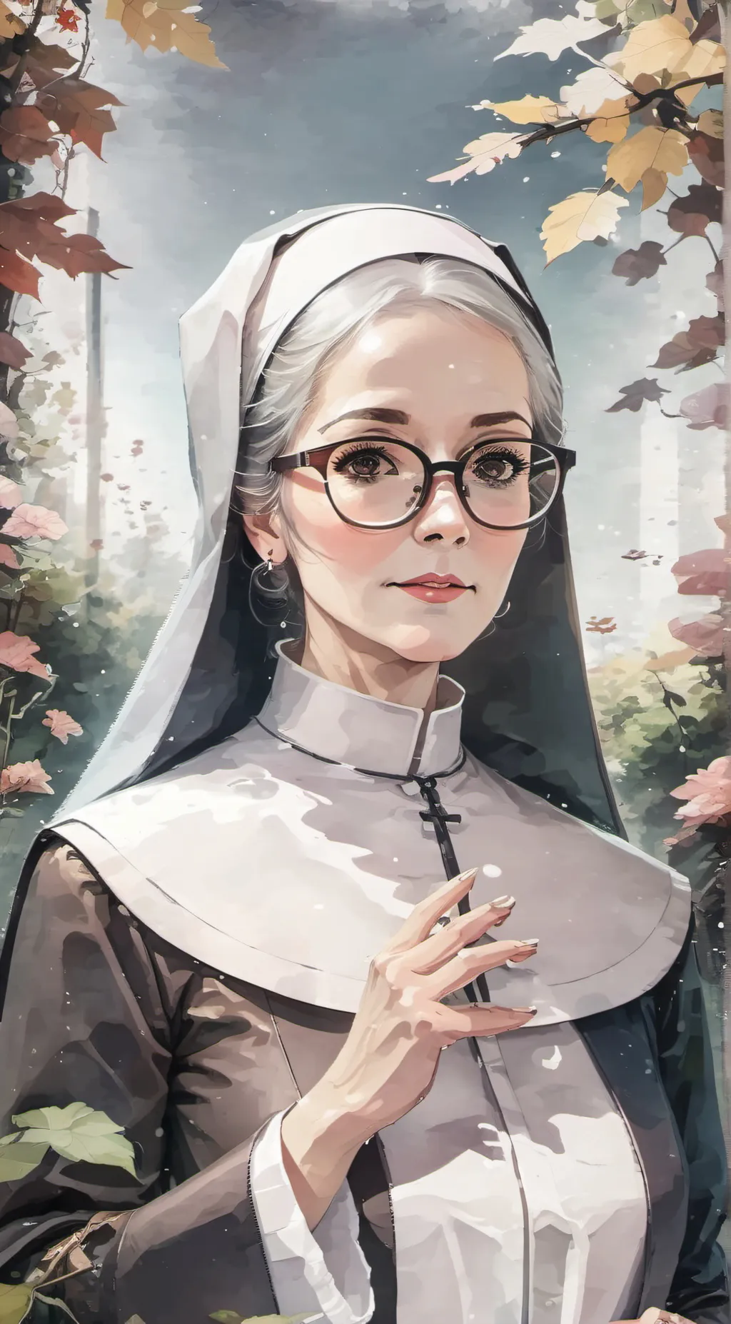 ai character: Sister Boniface  background