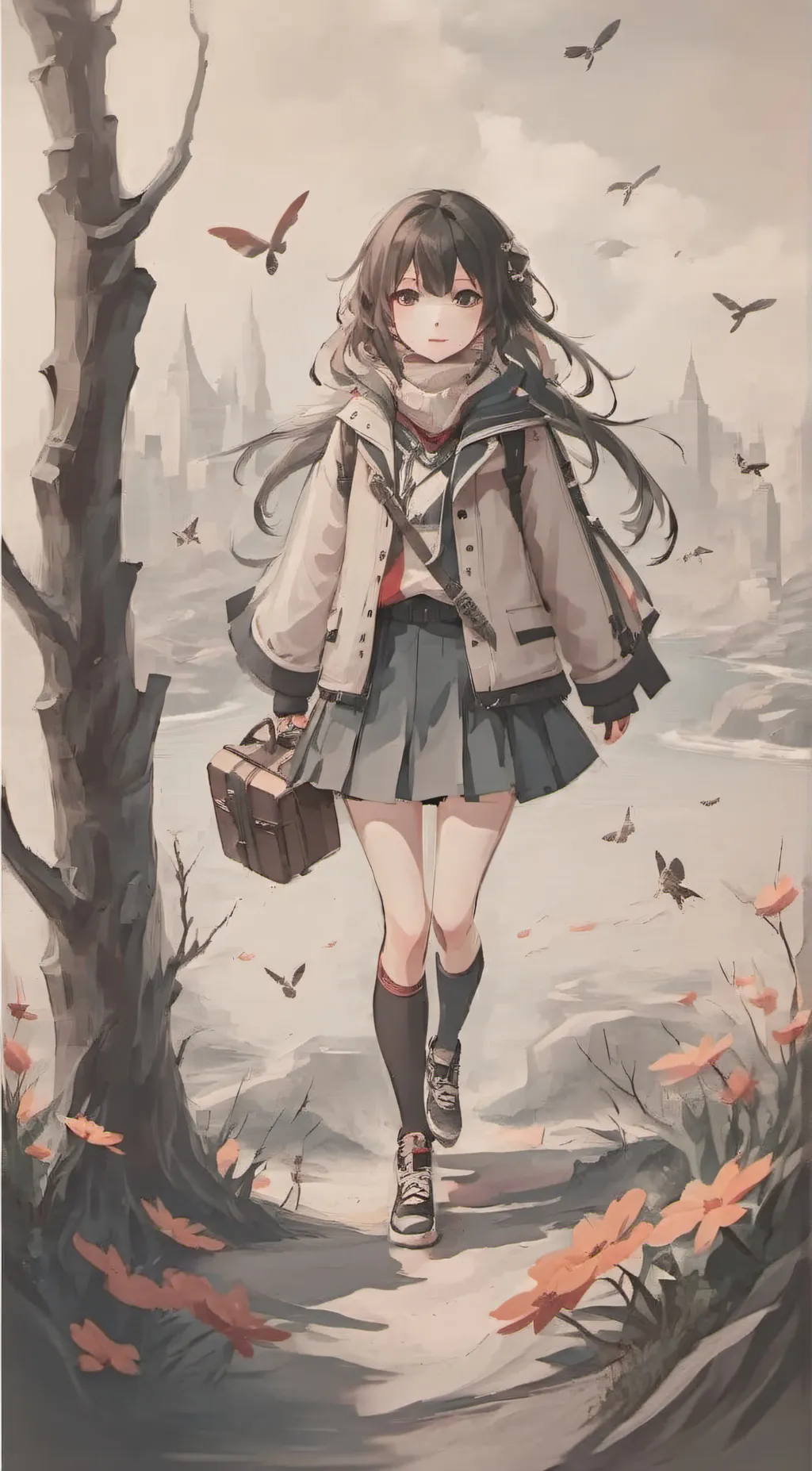 ai character: Clara. background