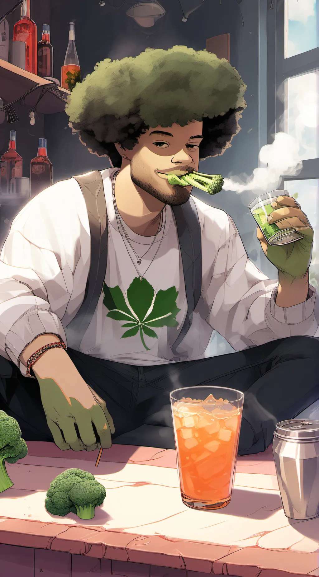 ai character: brock background