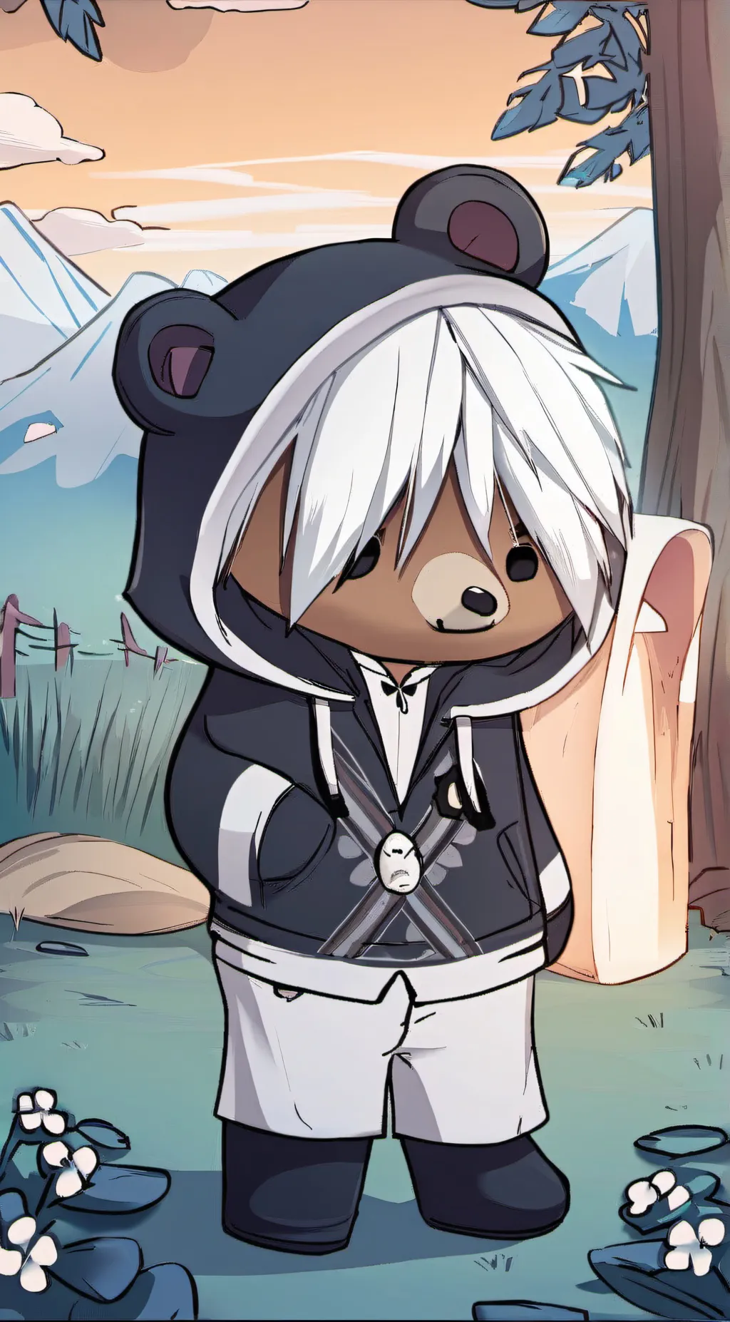 ai character: EMO background