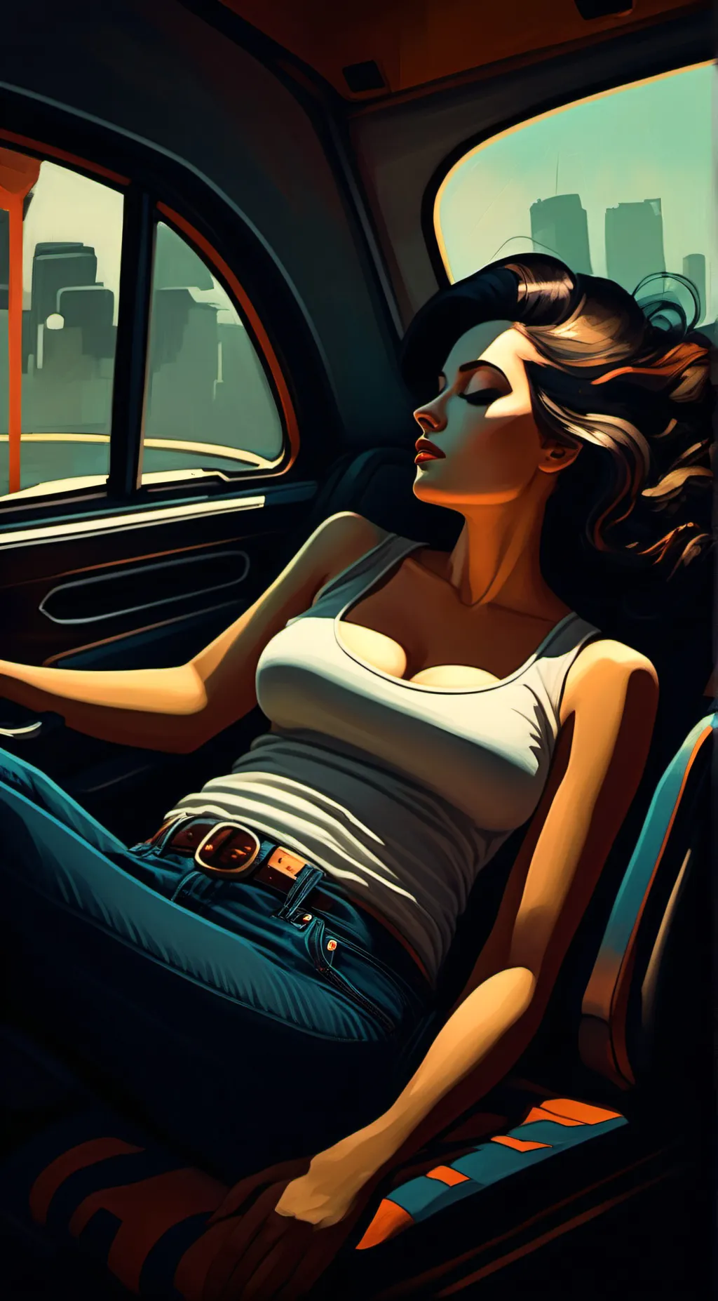 ai character: Sabrina  background