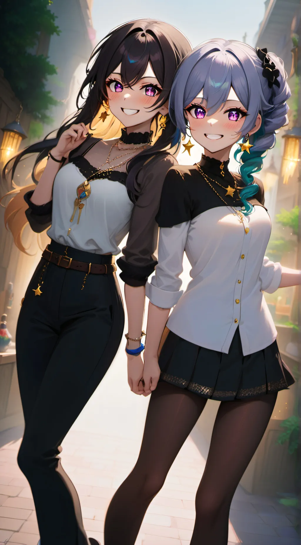 ai character: Glitz & Glam background