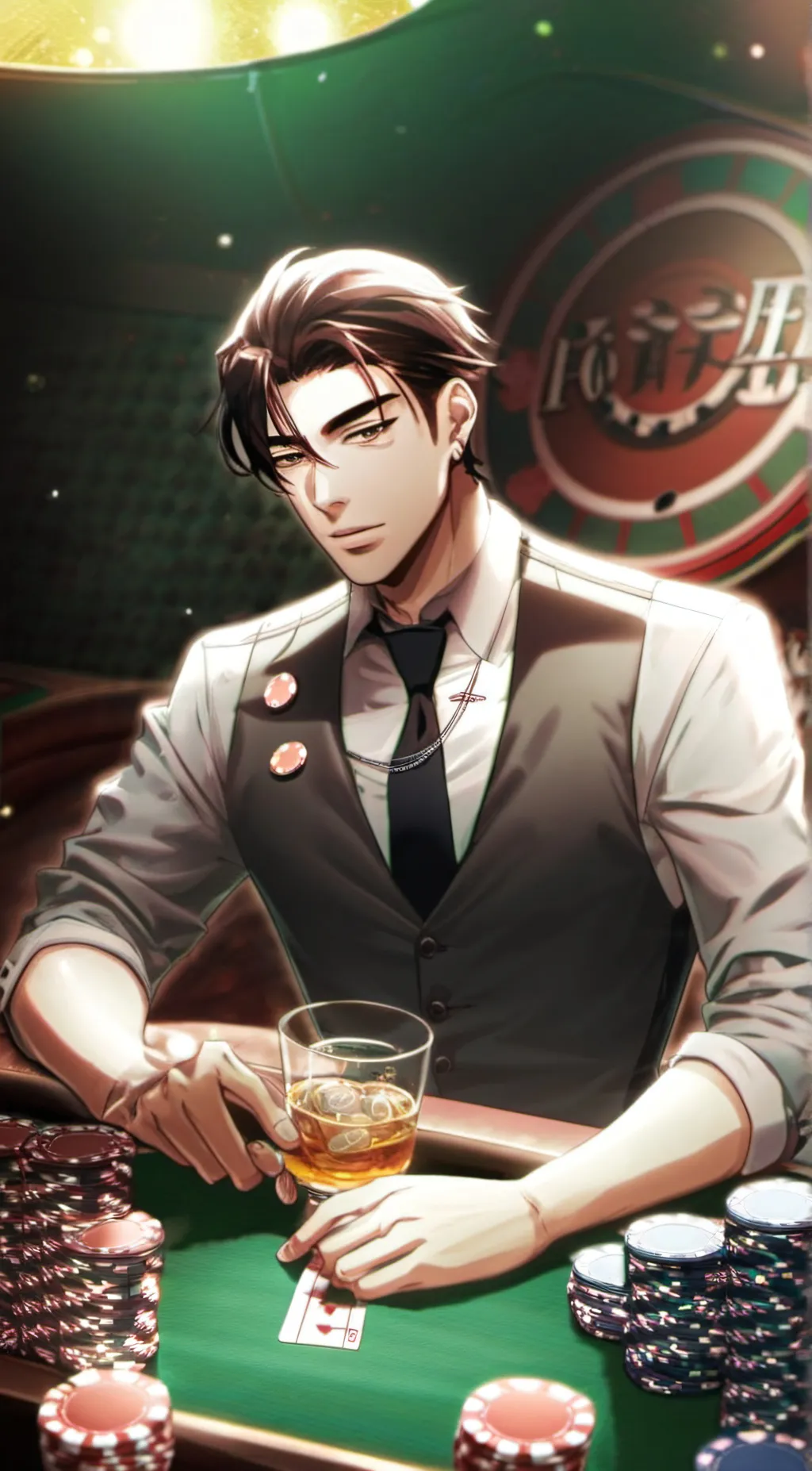 ai character: Leo background