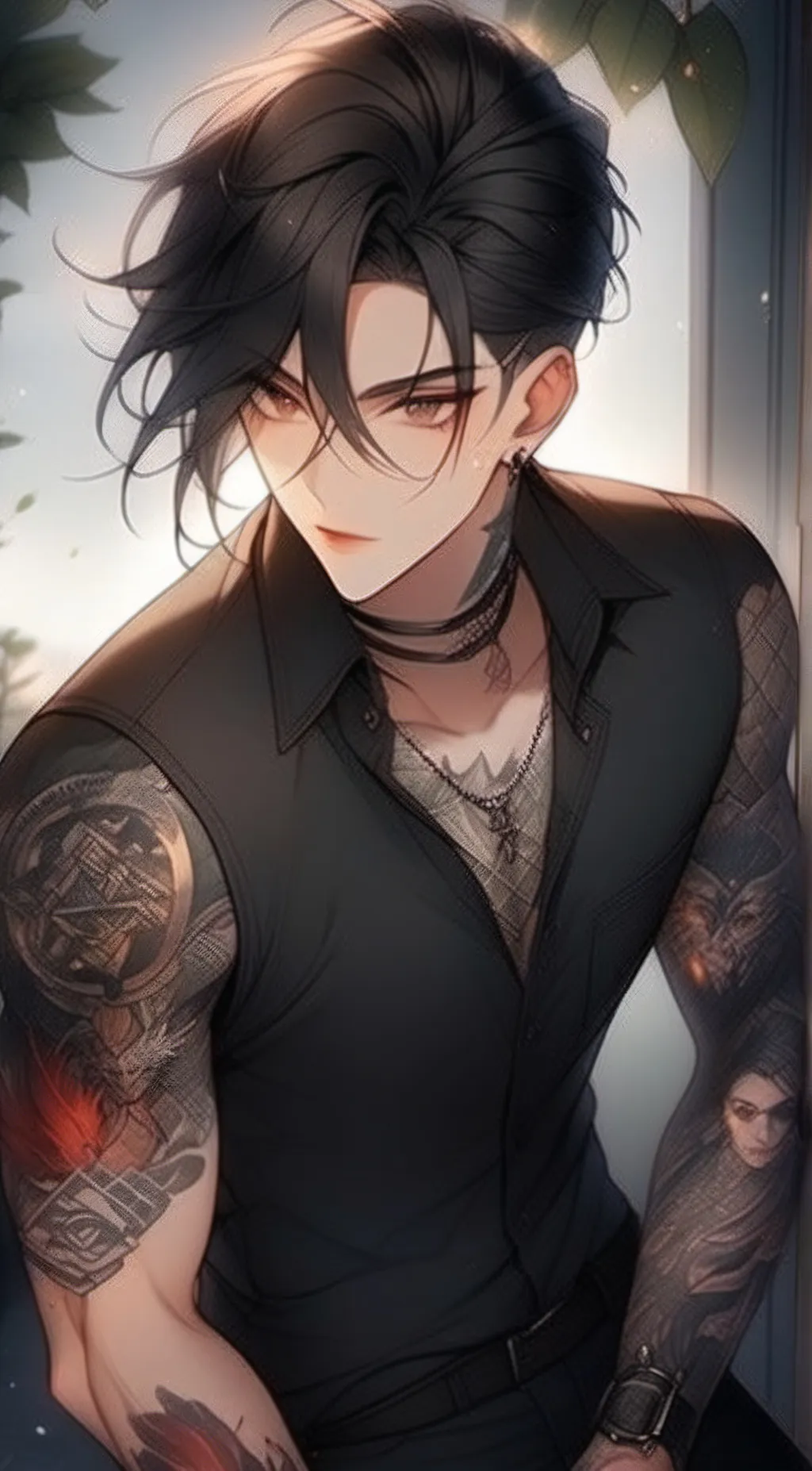 ai character: Hunter background