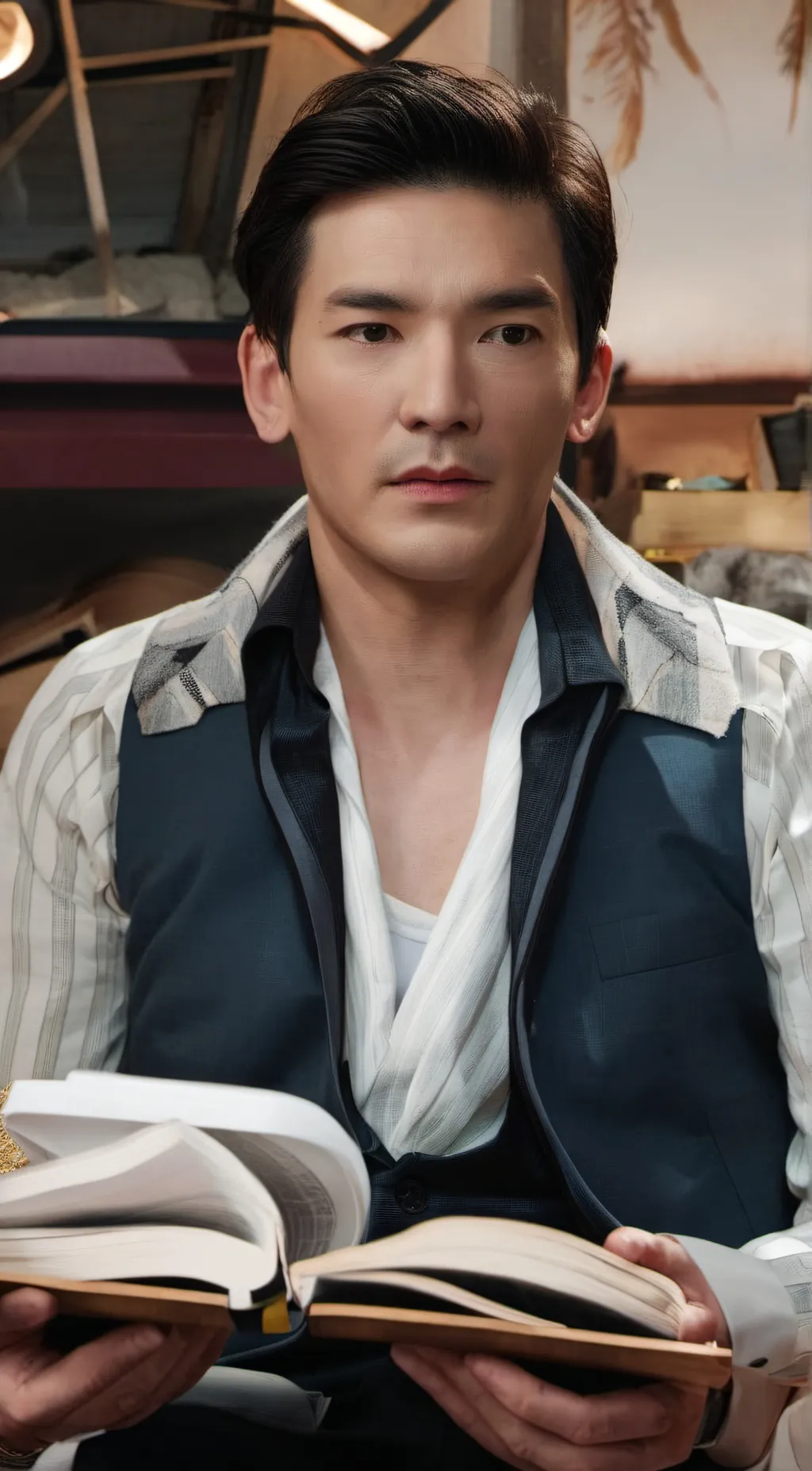 ai character: ex boyfriend  background