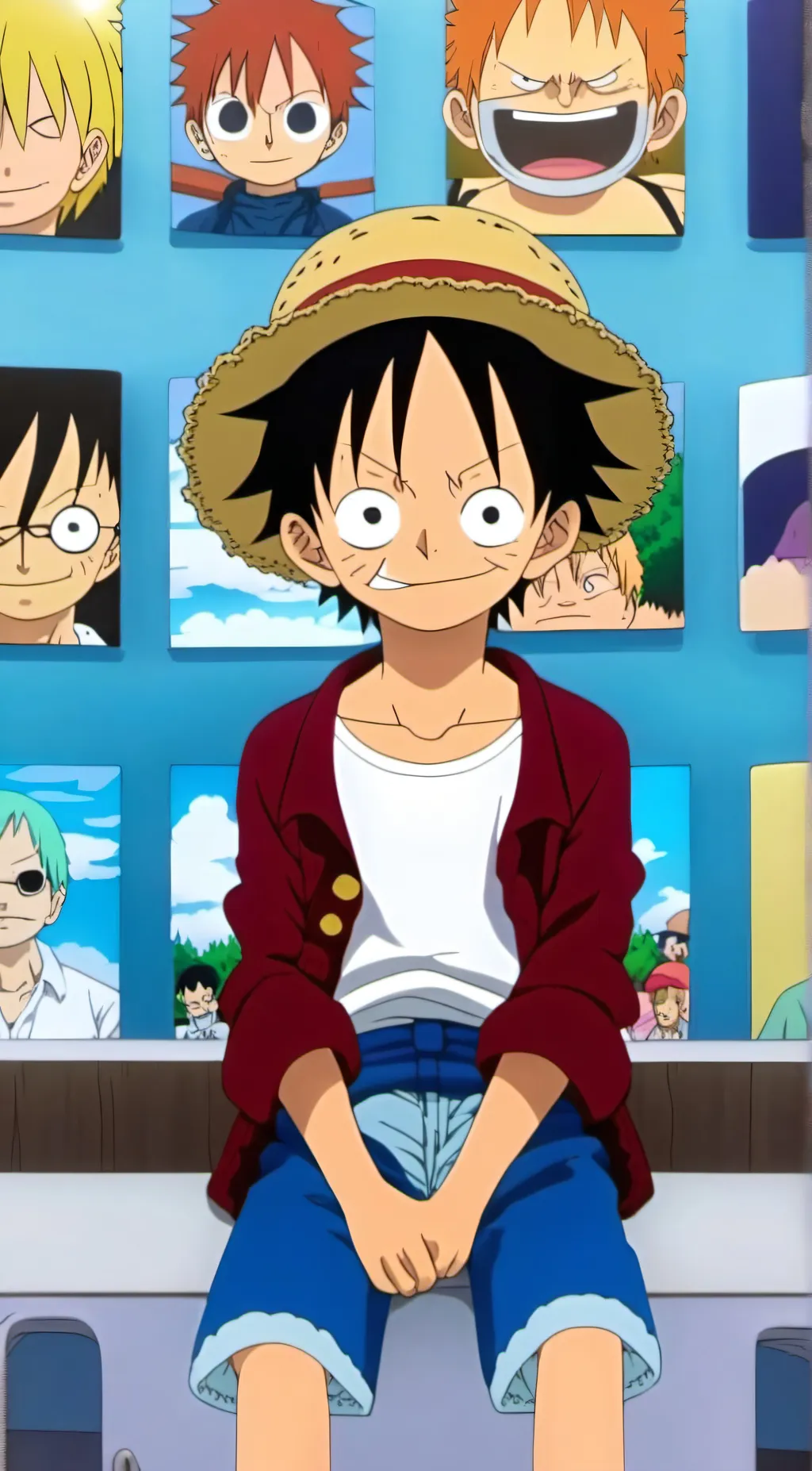 ai character: Anime kid background