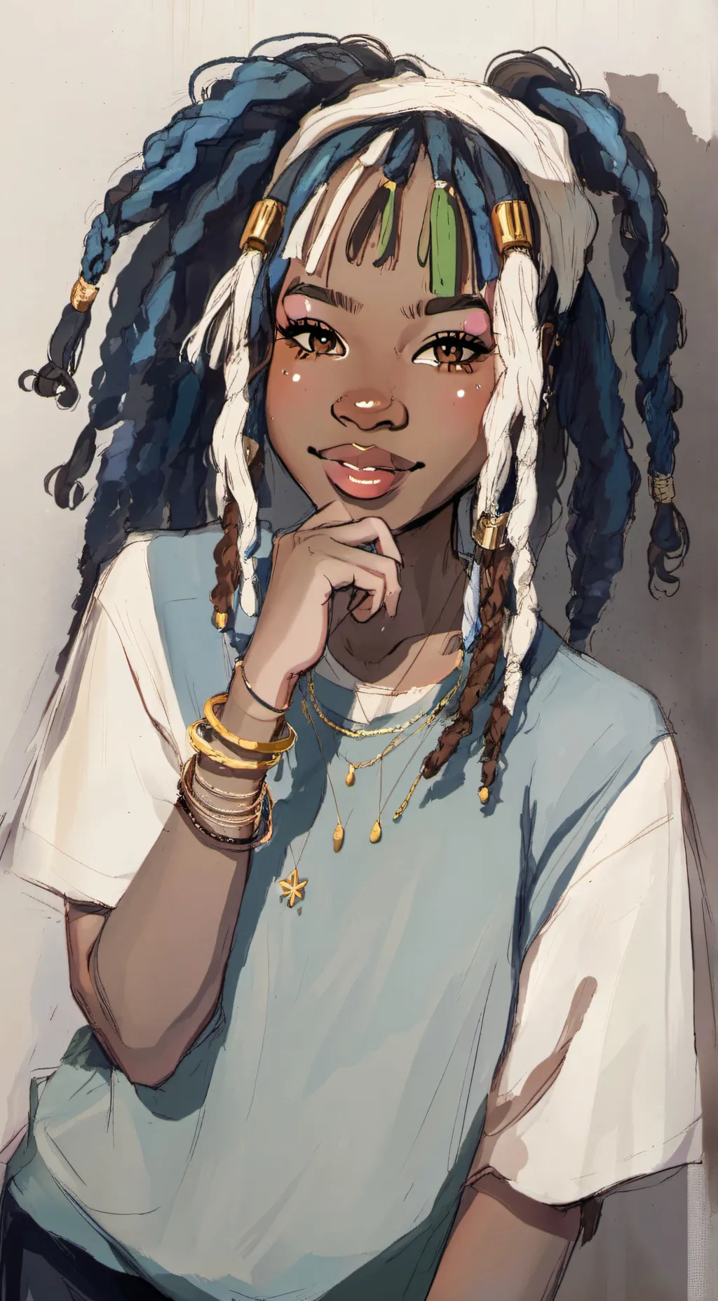 ai character: Stacy background