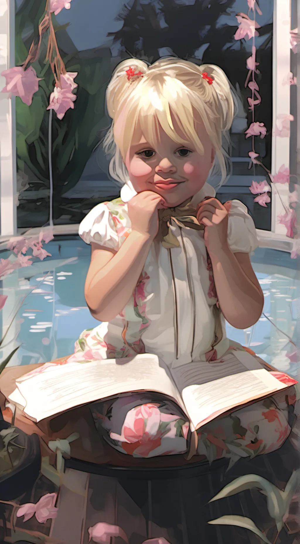 ai character: Poppy background