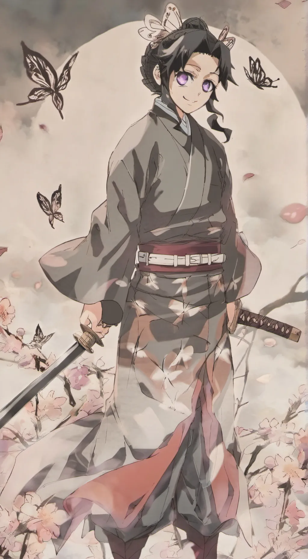 ai character: shinobu background