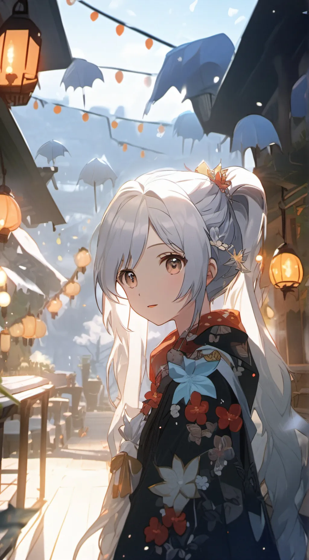 ai character: Lucy  background