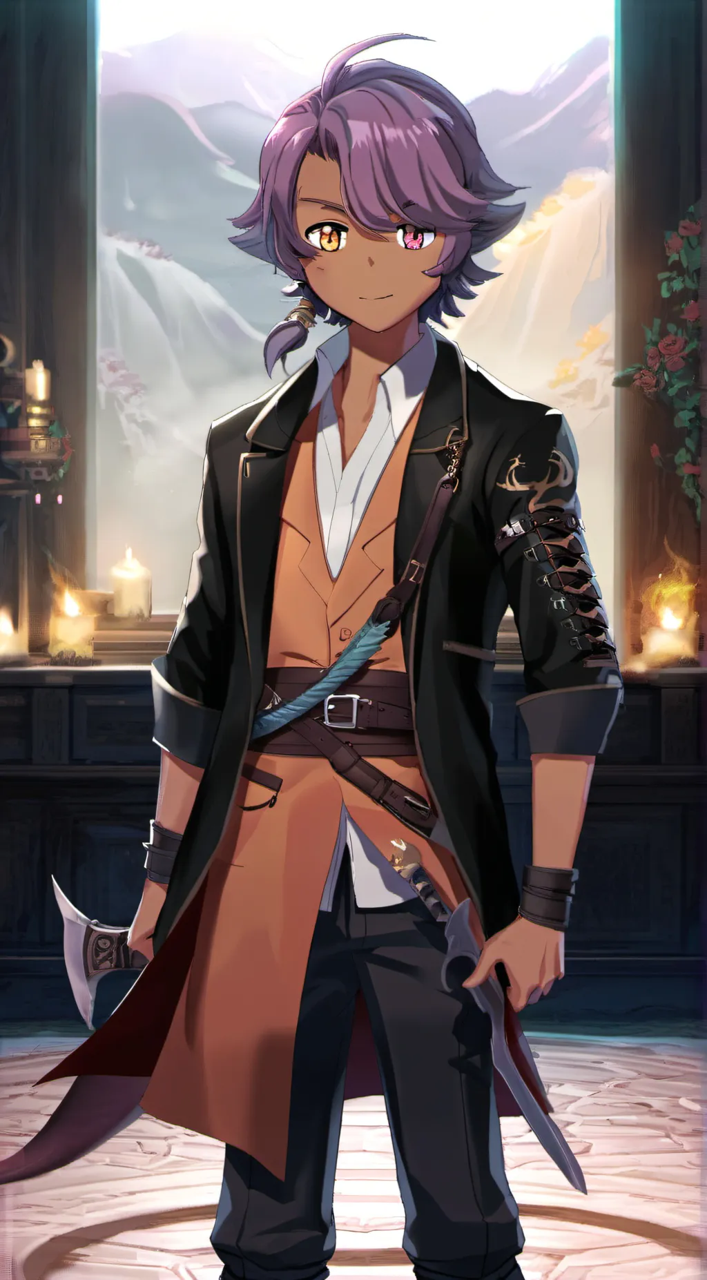 ai character: michale background