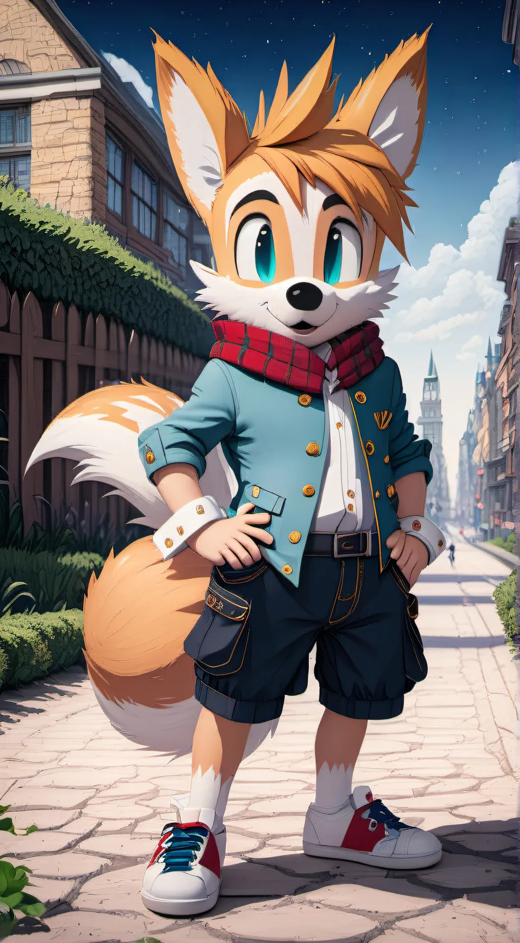 ai character: tails background