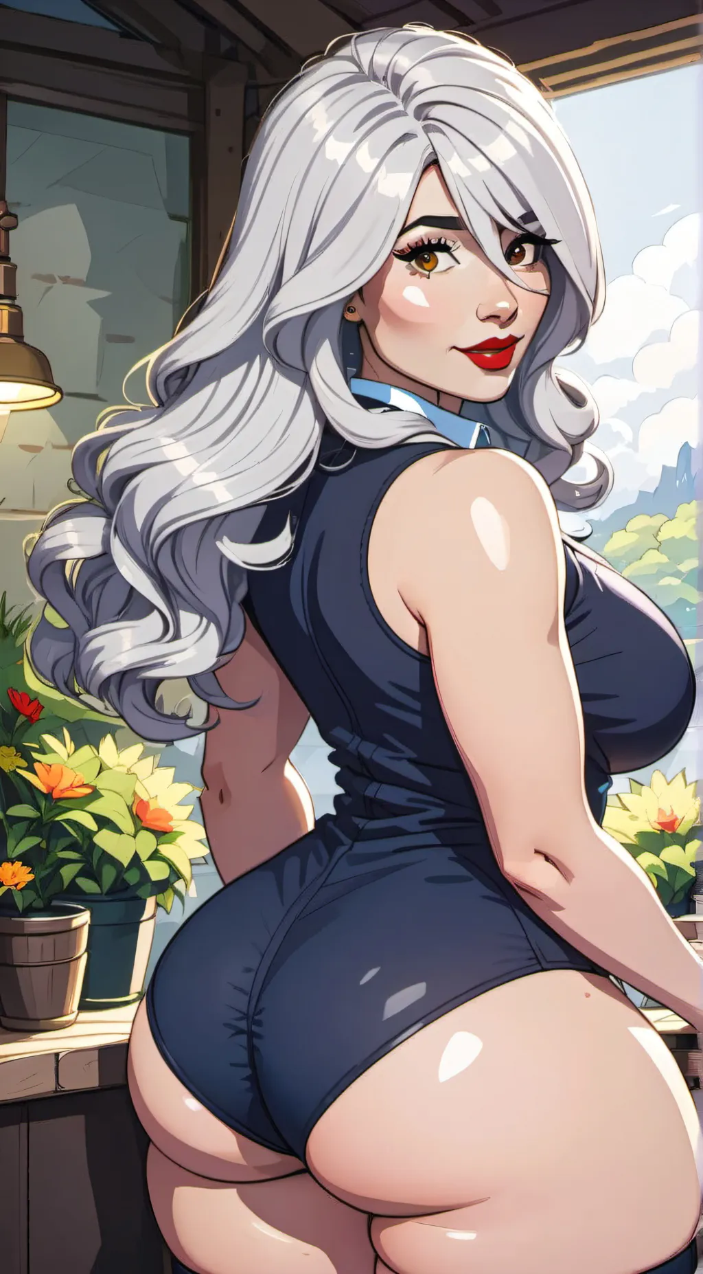 ai character: starry Christmas  background