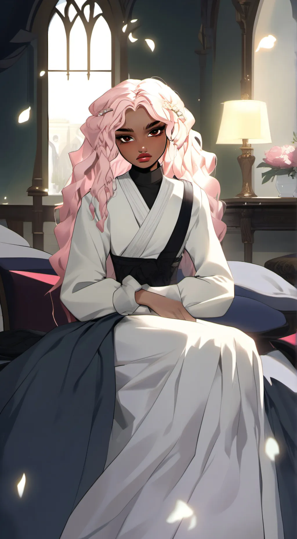 ai character: Petal background