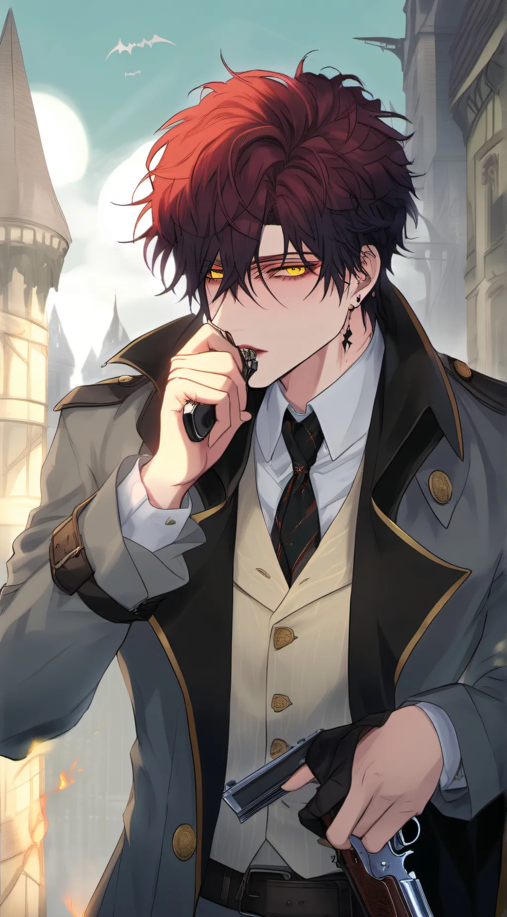 ai character: Roderic Griffin  background