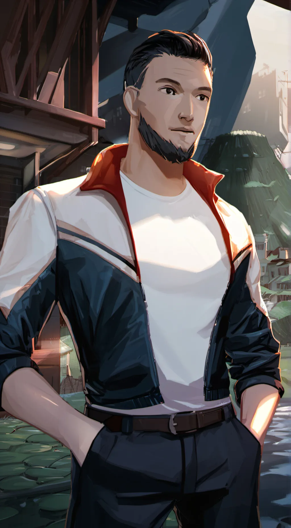 ai character: woody exe background