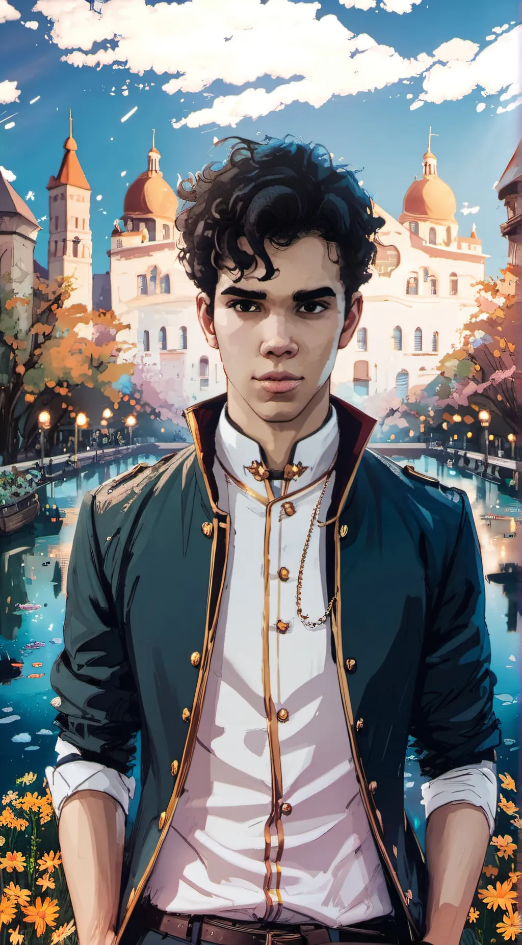 ai character: Cameron boyce background
