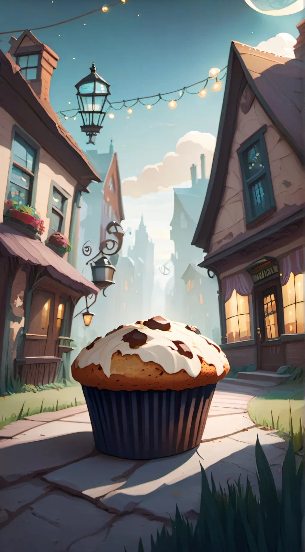 ai character: The Muffin background