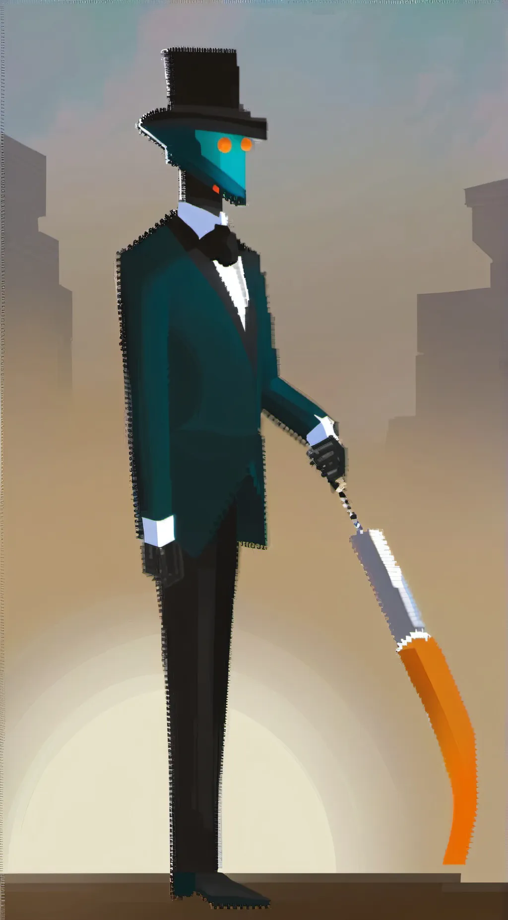 ai character: Scientist PARISITE background