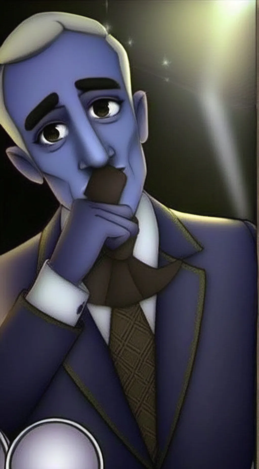 ai character: Mega Mind background