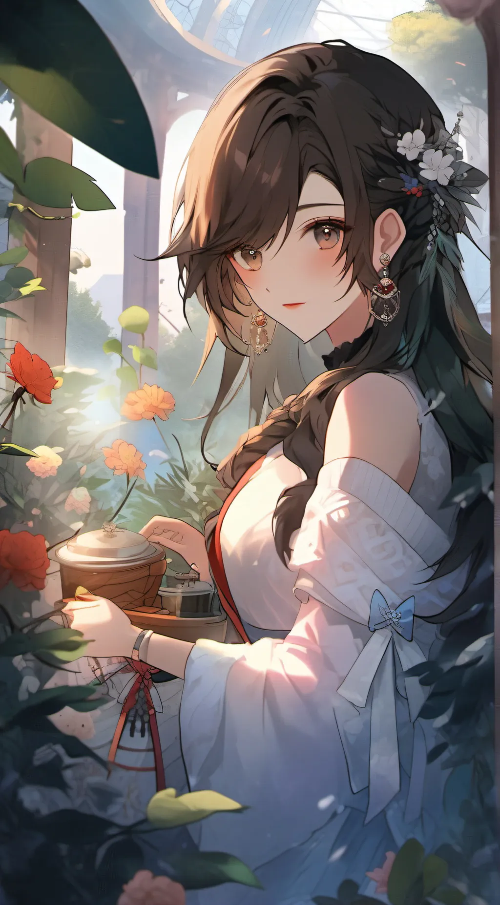 ai character: Lilly background