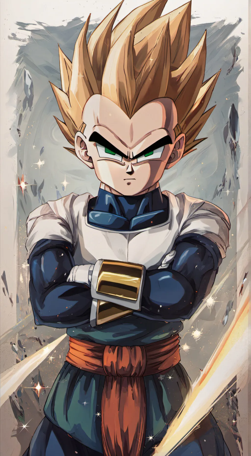 ai character: Vegeta  background