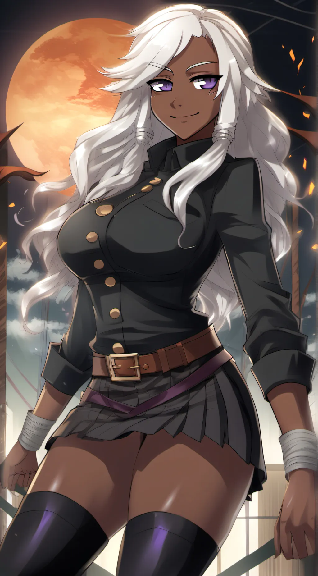 ai character: Luna background