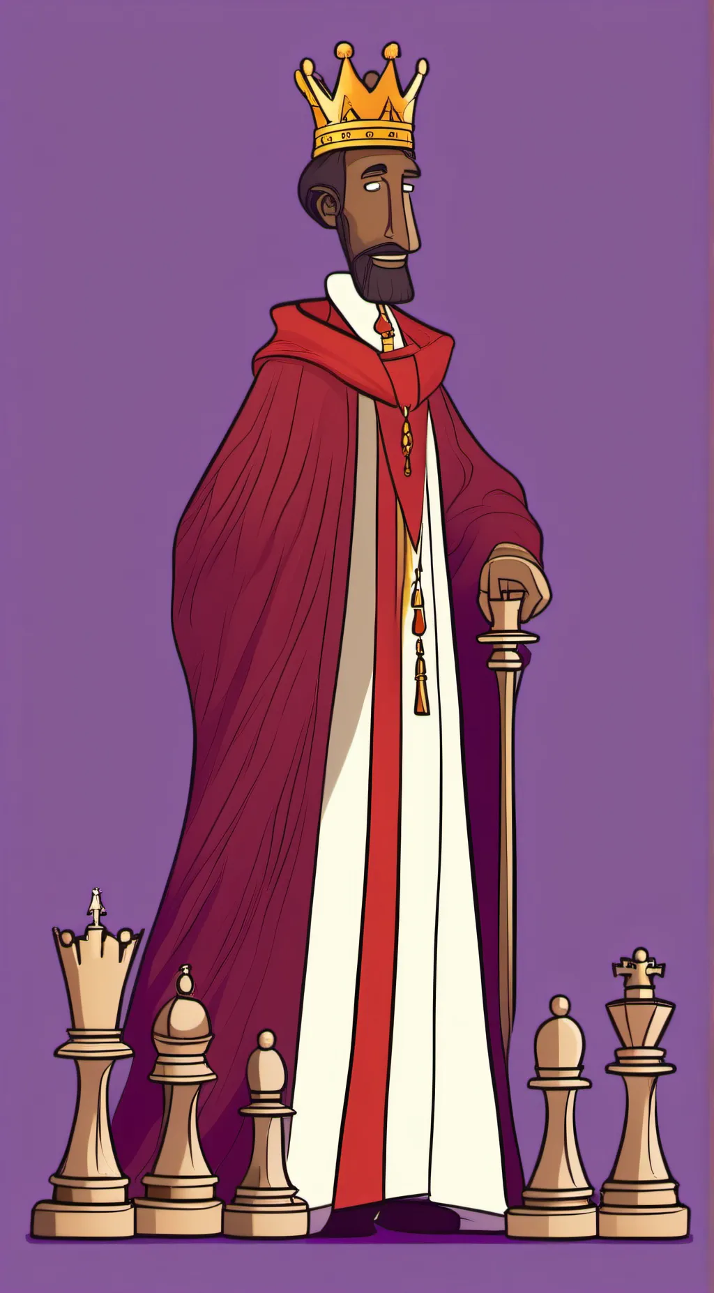 ai character: Kinger from TADC background