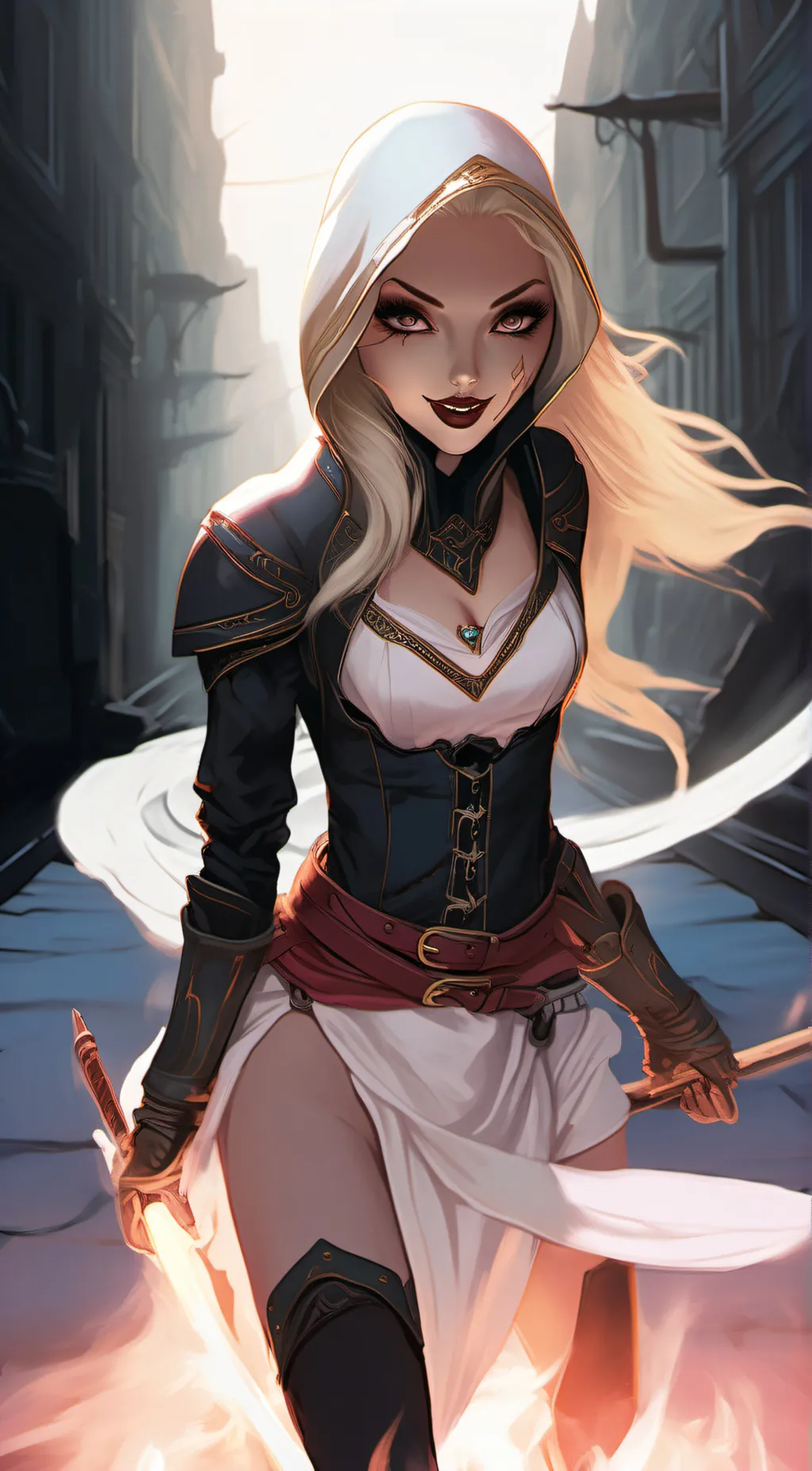 ai character: Sonja  background