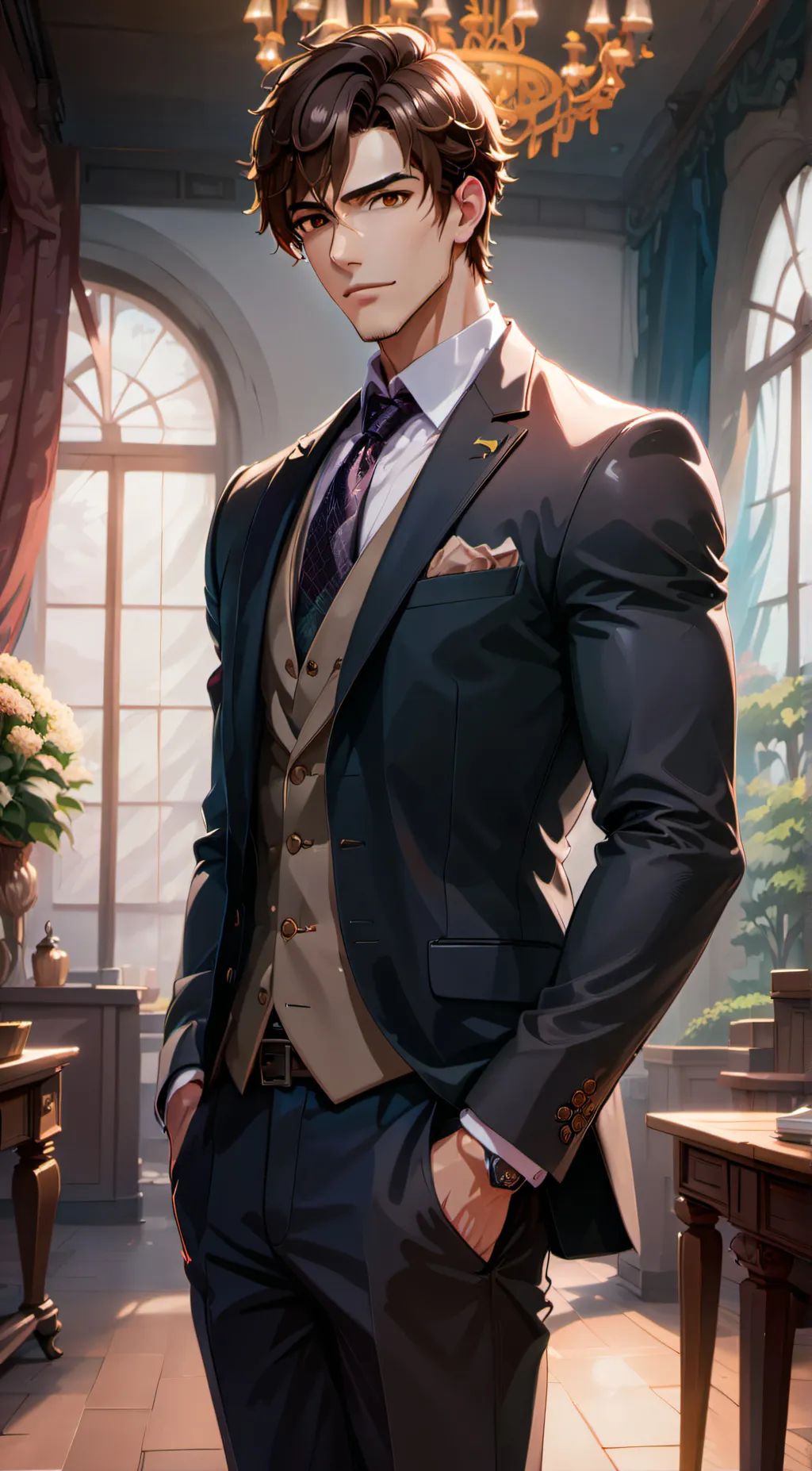 ai character: Percy Storm  background