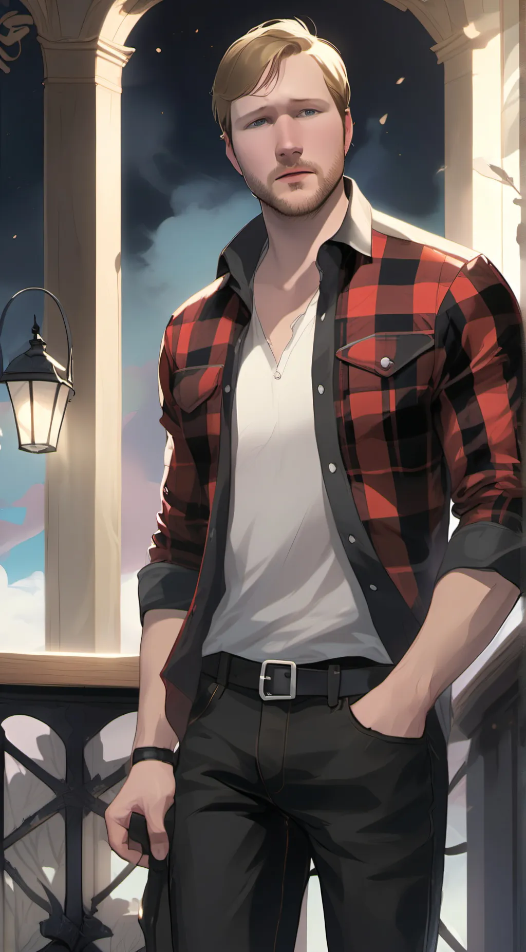 ai character: Matthew "Matte"  background