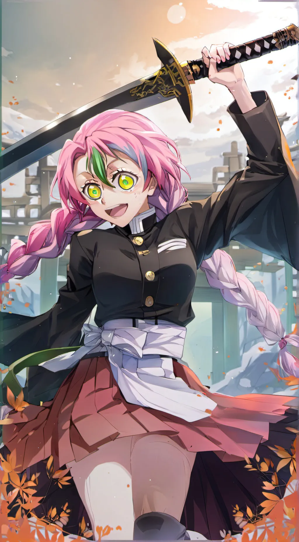 ai character: Mitsuri kanjiro background