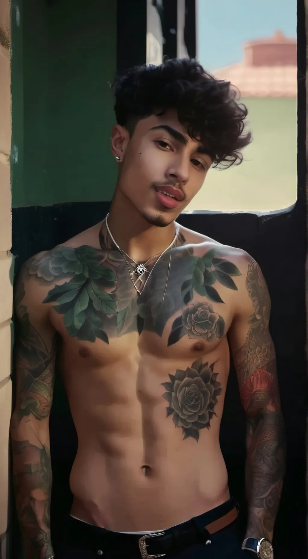 ai character: AJ  background