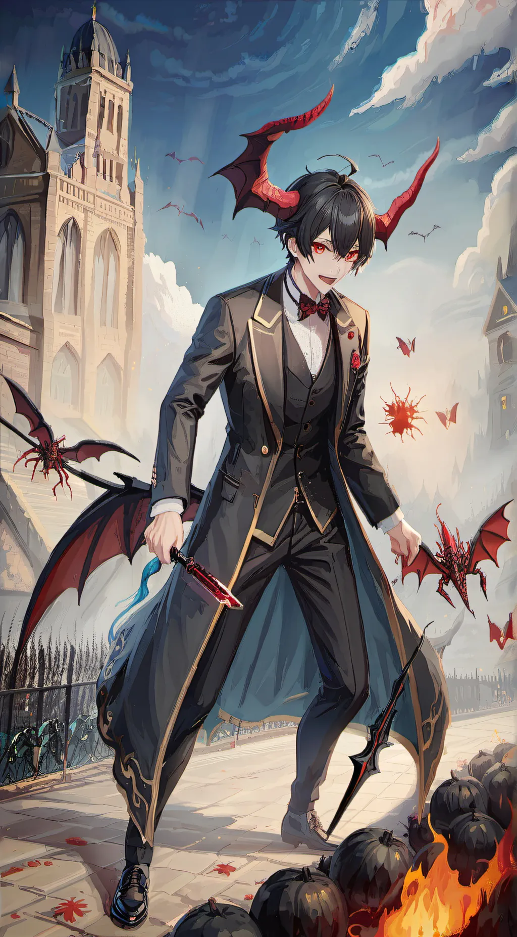 ai character: kyle background