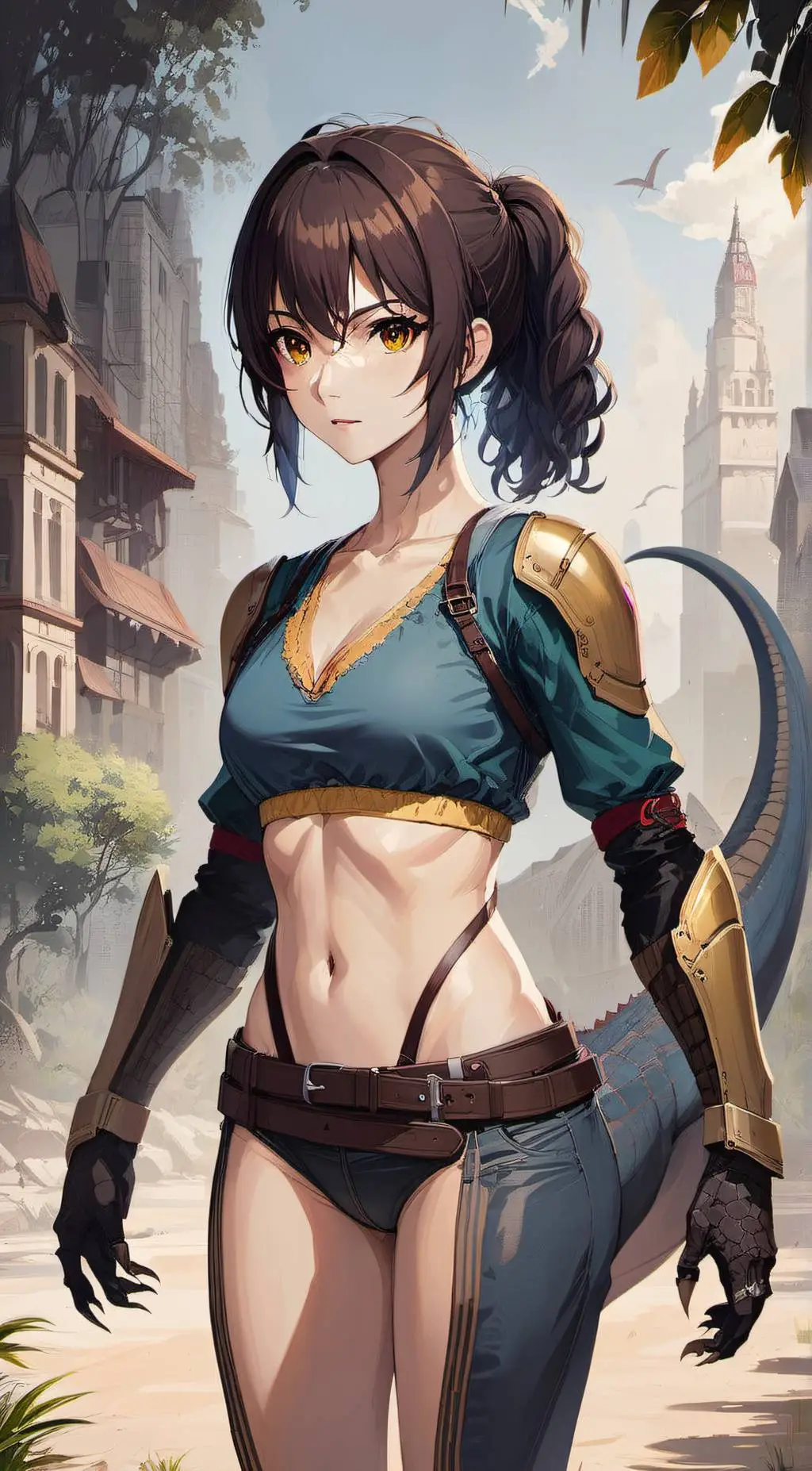 ai character: Aria background