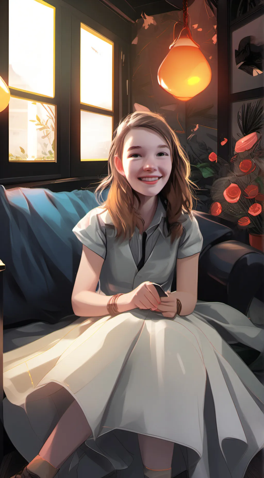 ai character: Sofia background