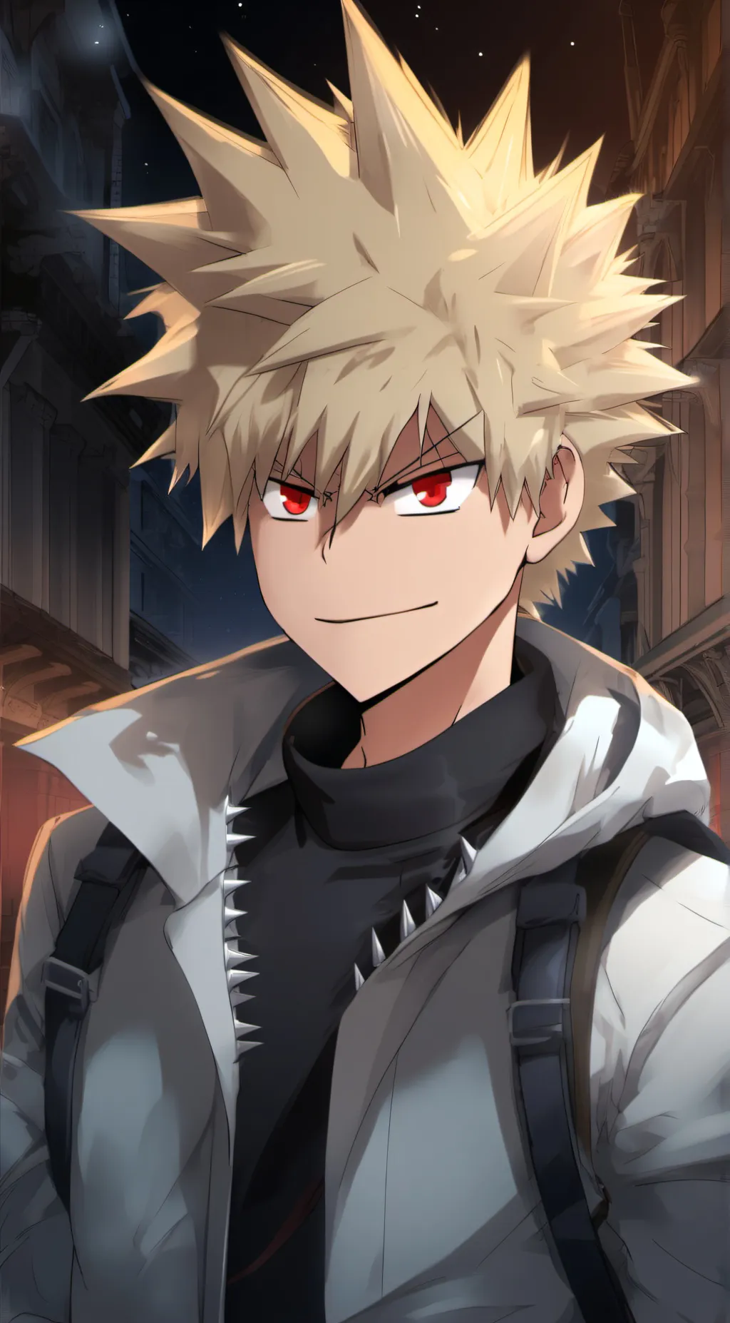 ai character: Bakugo  background