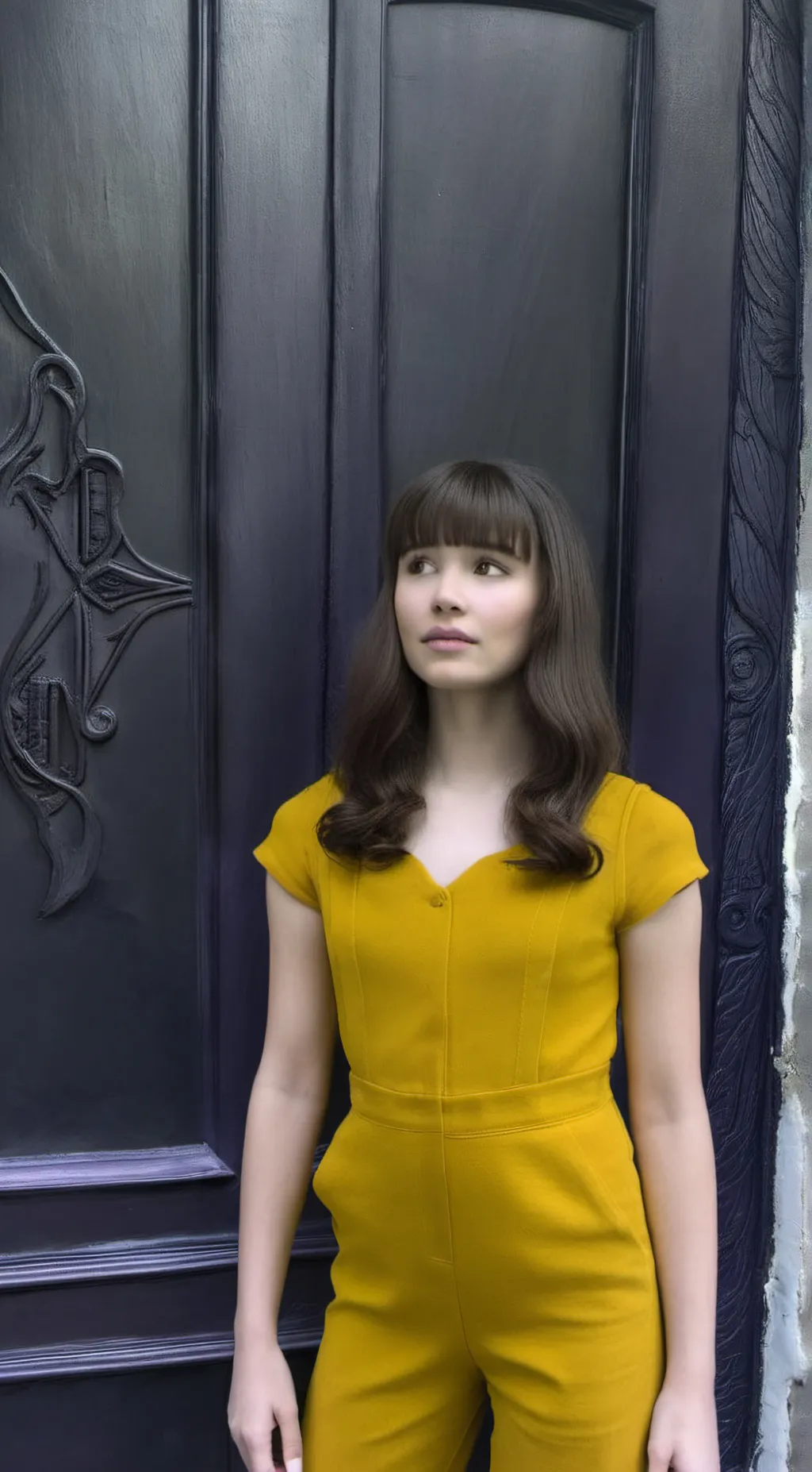 ai character: Violet Baudelaire background