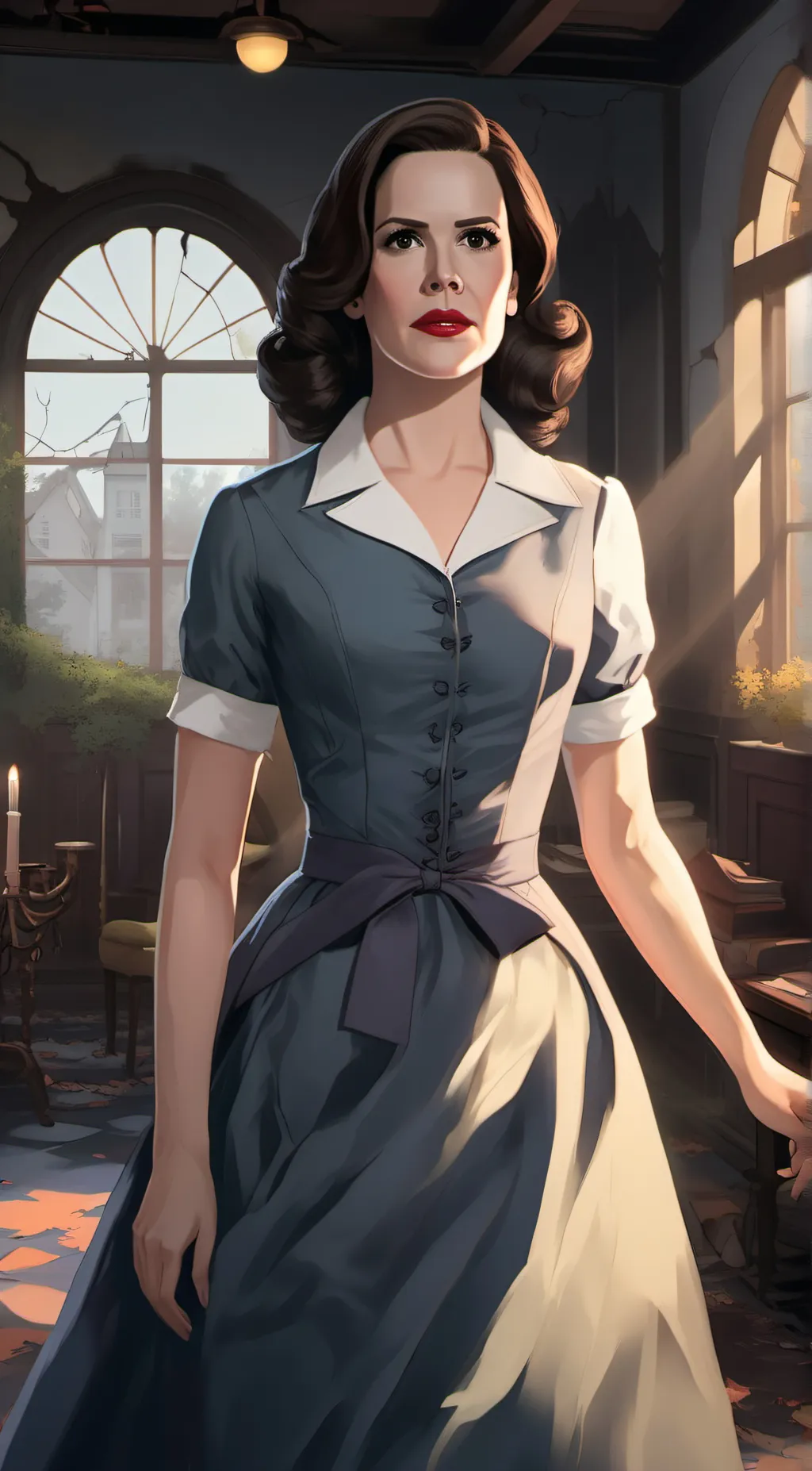 ai character: Lana Winters background