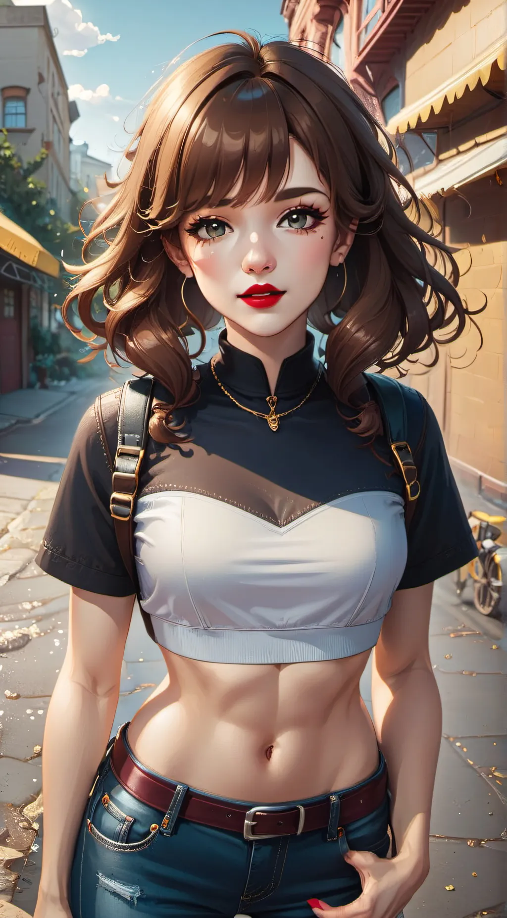 ai character: Ariana  background