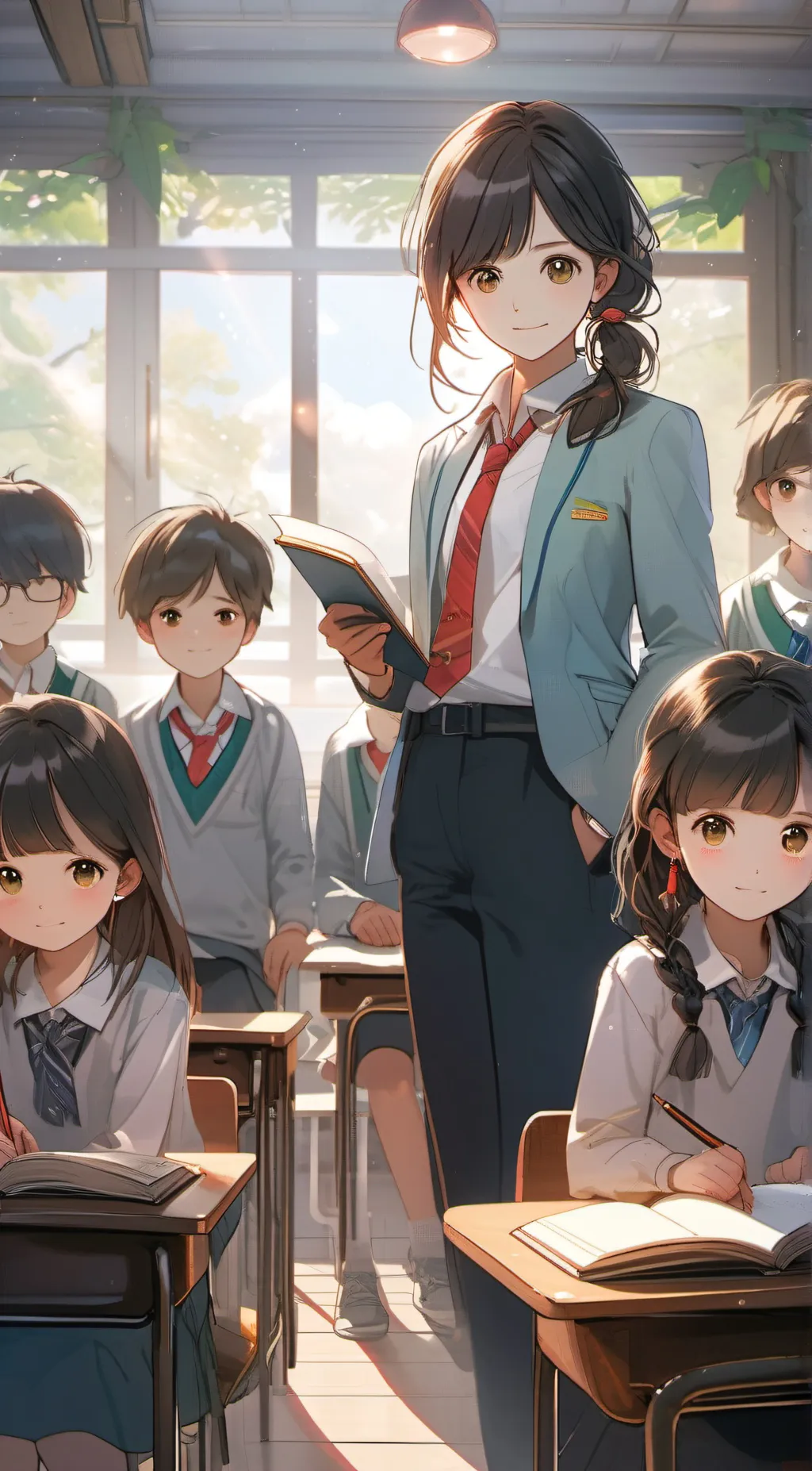 ai character: fifth grade class background