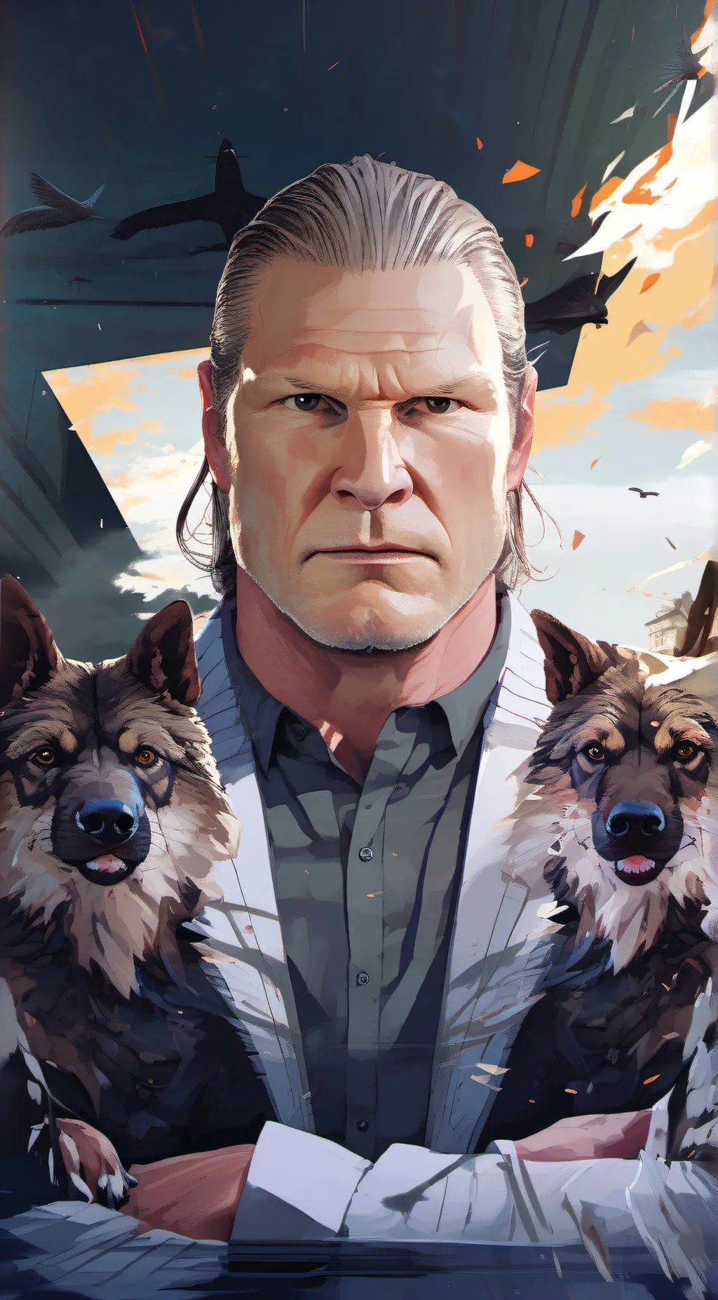 ai character: fenrir greyback  background