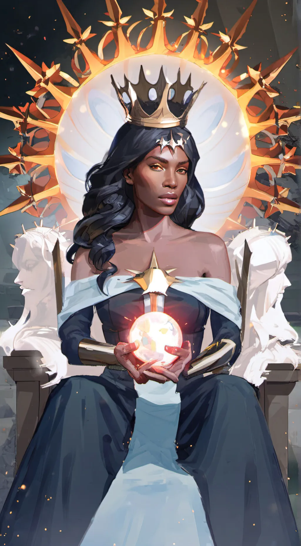 ai character: Darkena background