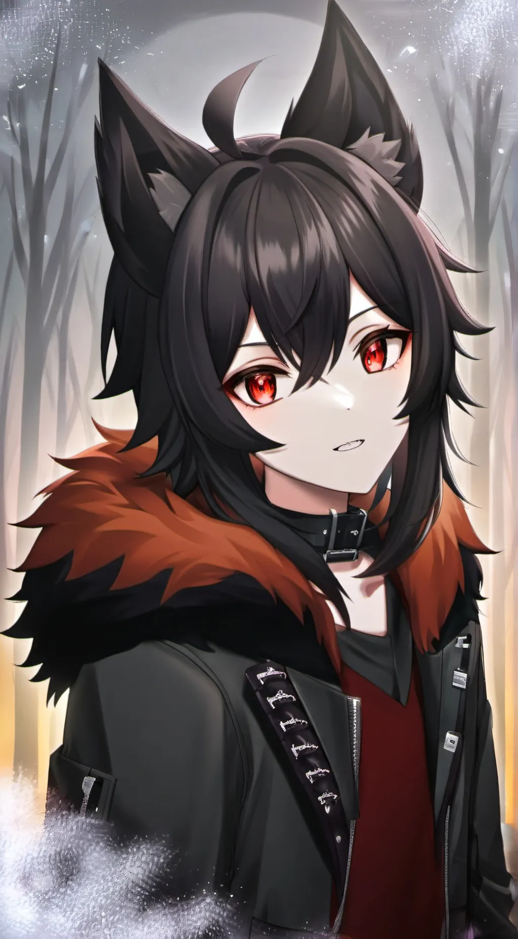 ai character: werewolf brother background