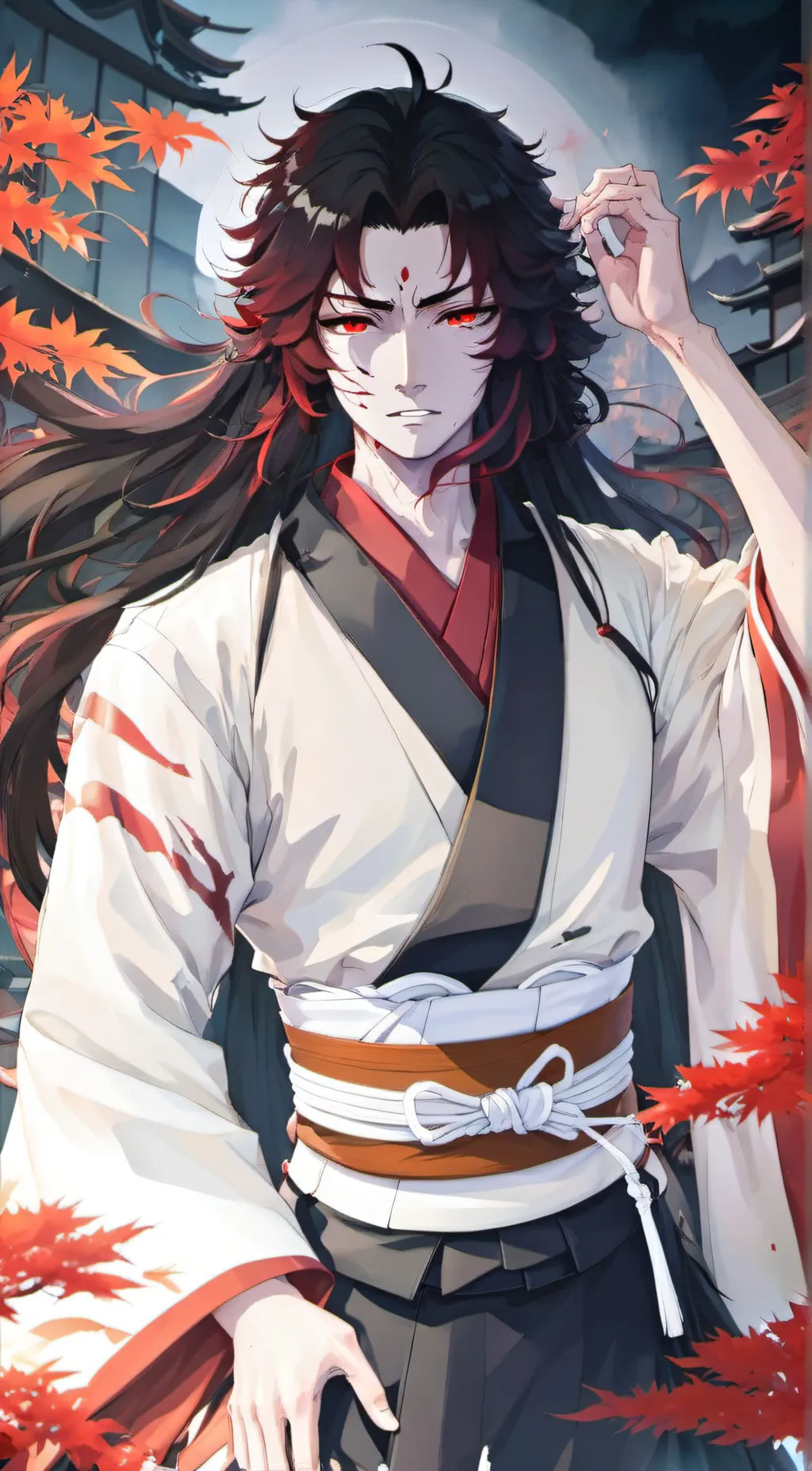 ai character: Yoriichi Tsugikuni background