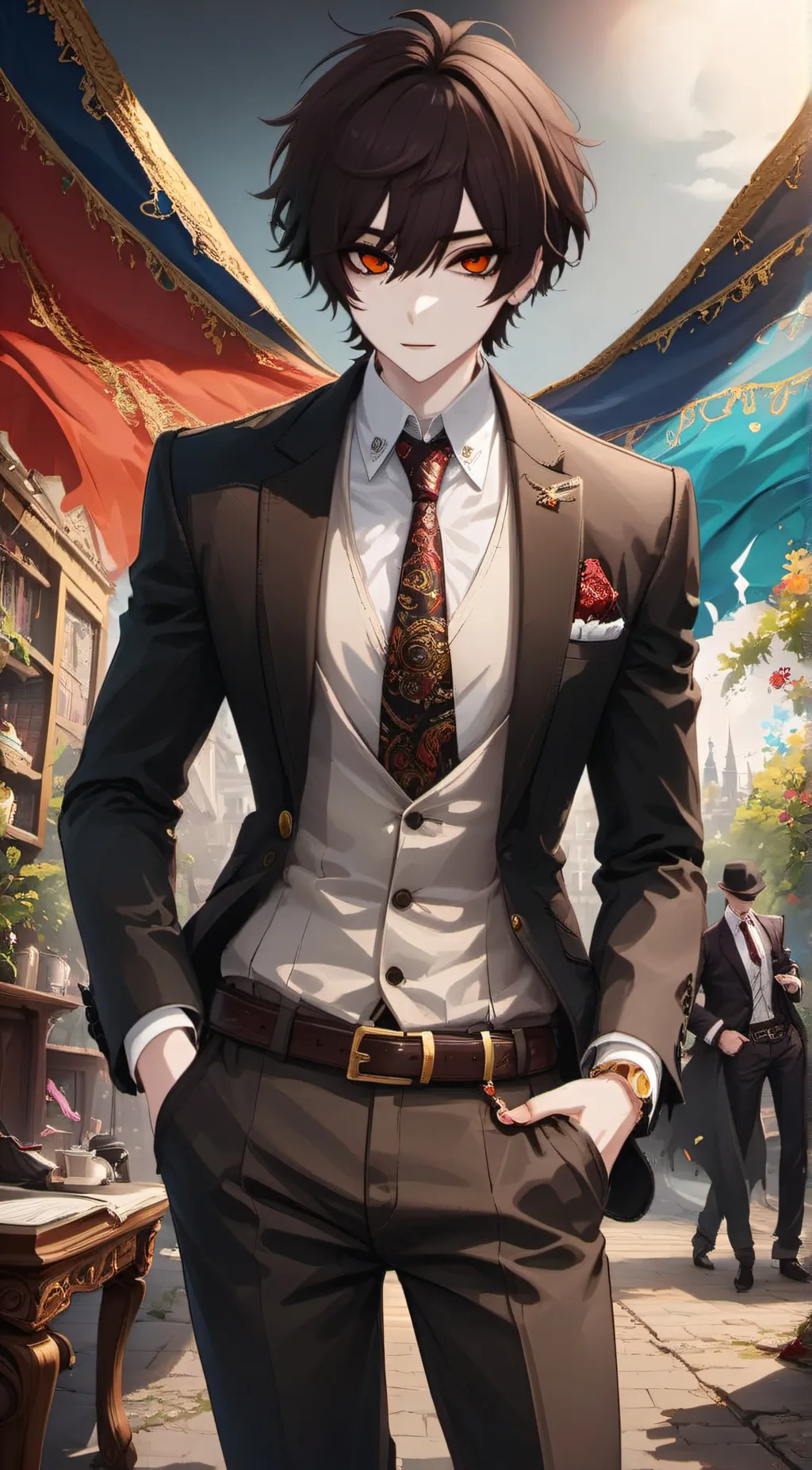 ai character: ZACK background