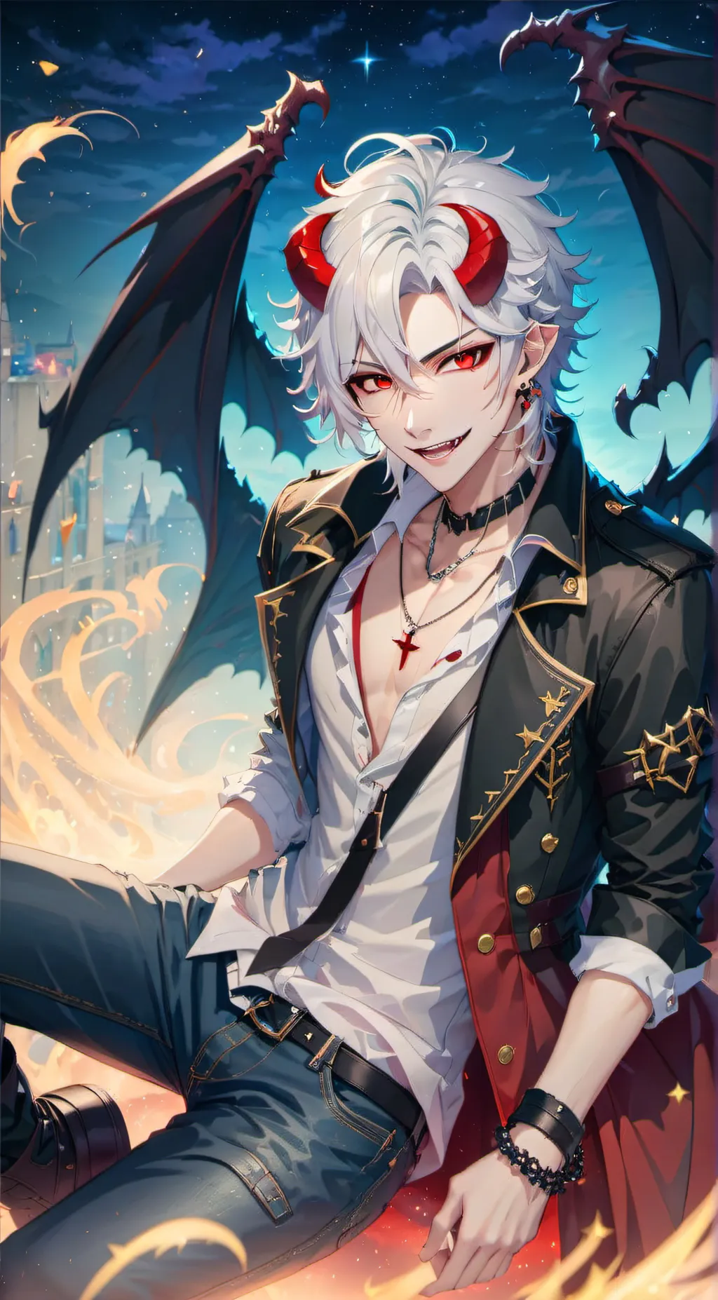 ai character: Demon Of Darkness background