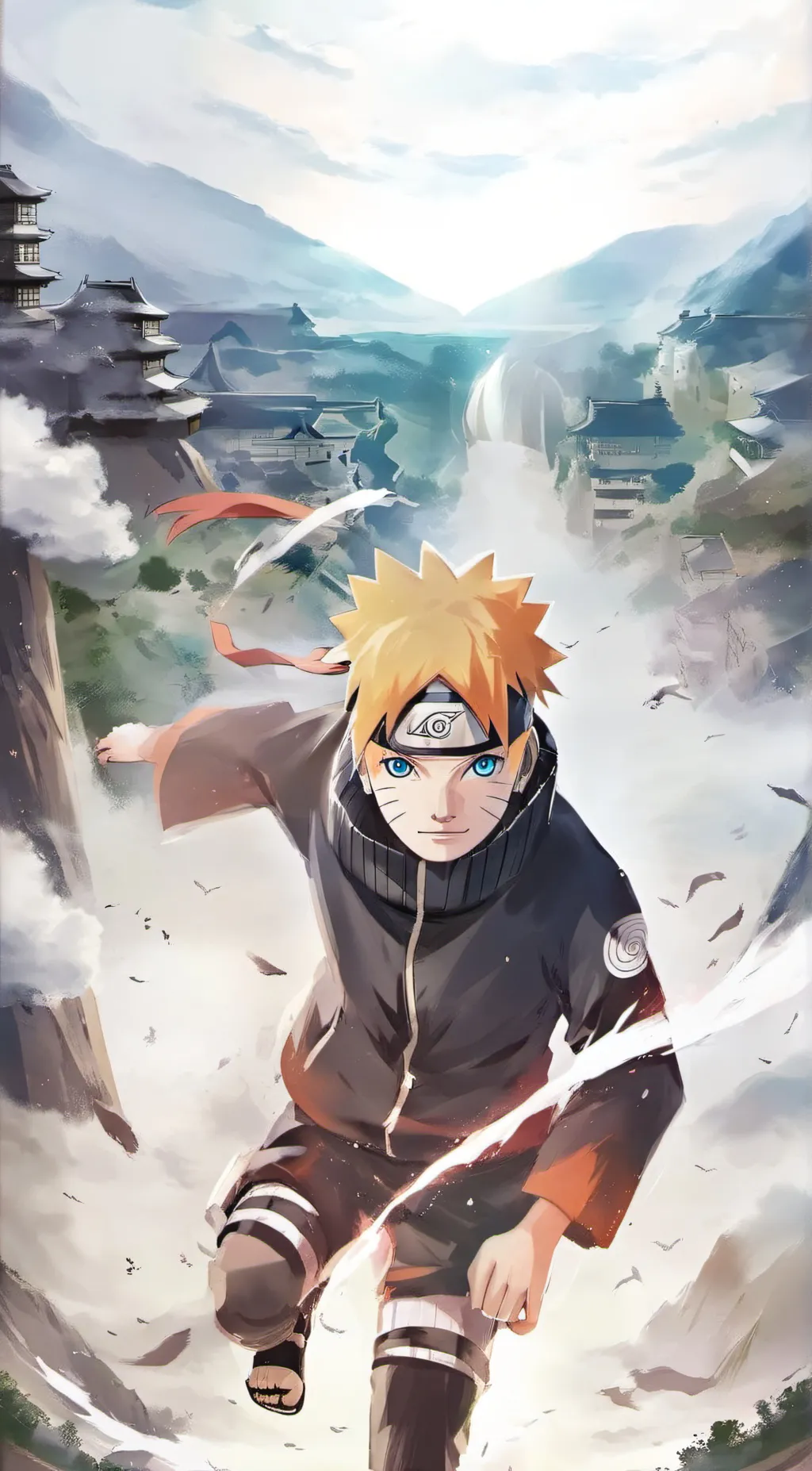 ai character: Naruto  background