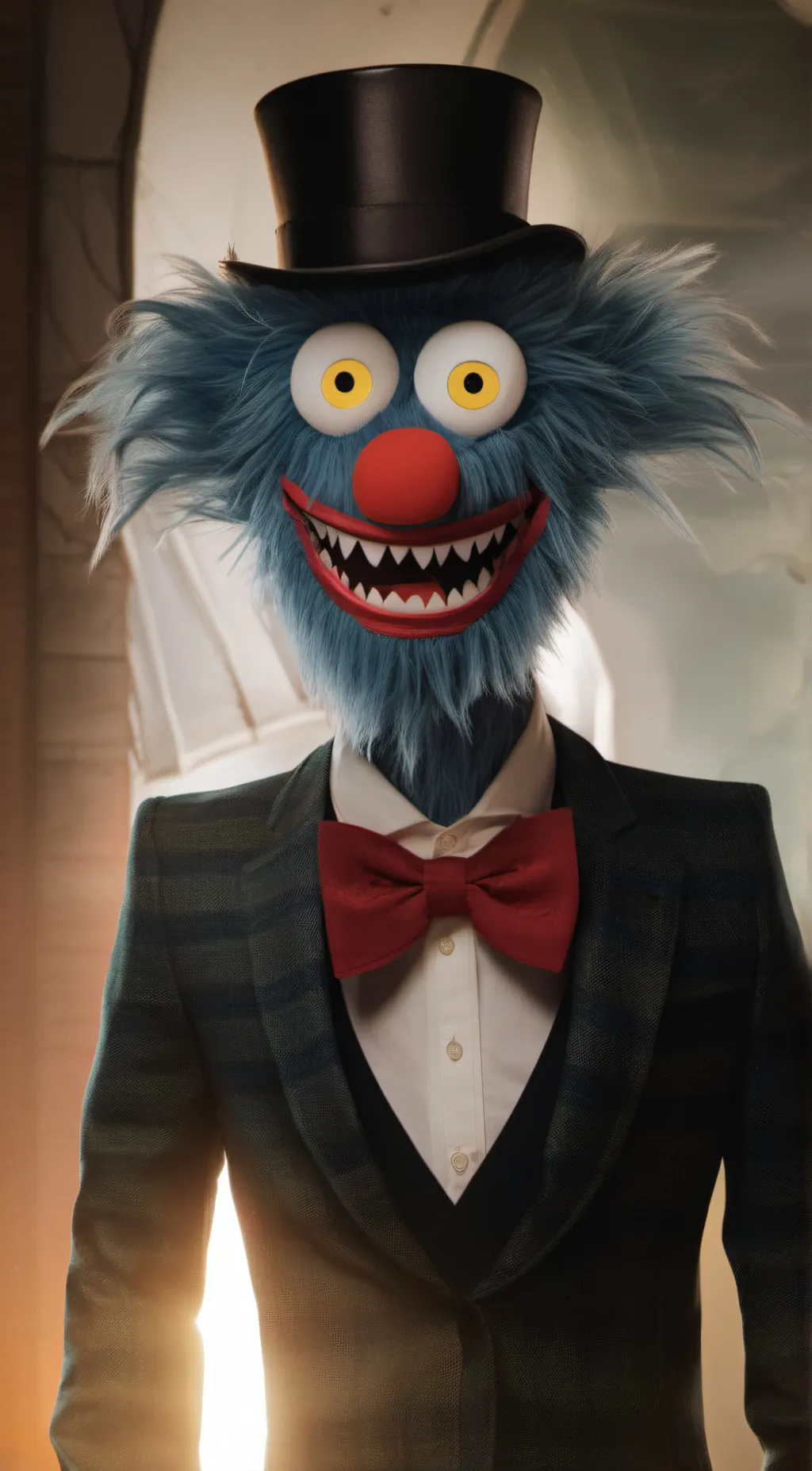 ai character: huggy wuggy background